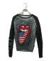 MASU（エムエーエスユー）の古着「TONGUE AND LIPS POPCORNRAGLAN L/S T-SHIRT」｜グレー