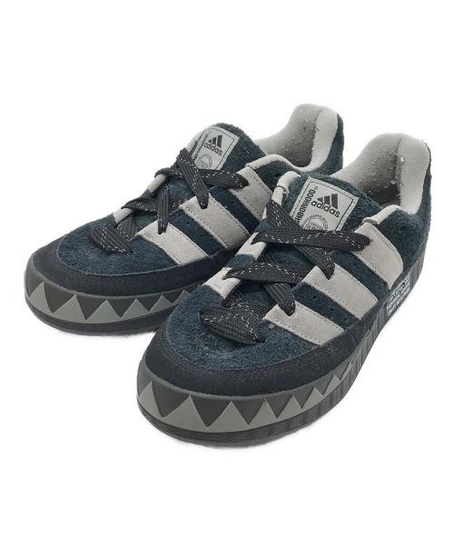 adidas（アディダス）adidas (アディダス) NEIGHBORHOOD (ネイバーフッド) Adimatic ローカットスニーカー ブラック サイズ:27の古着・服飾アイテム