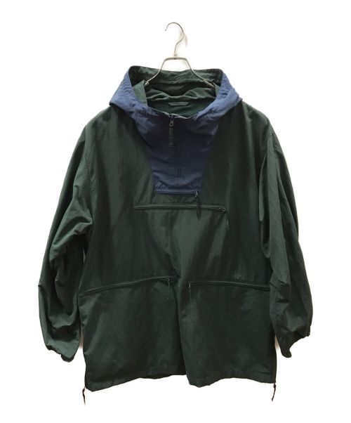 DAIWA PIER39（ダイワ ピア39）DAIWA PIER39 (ダイワ ピア39) Tech Anorak Parka グリーン×ブルー サイズ:Mの古着・服飾アイテム