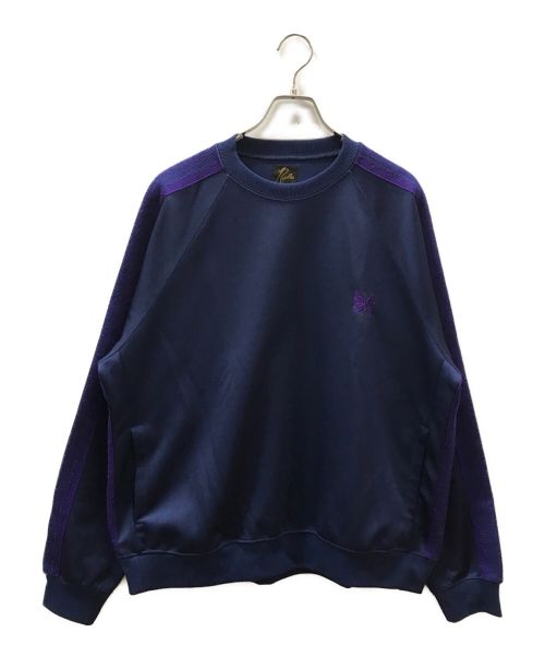 Needles（ニードルズ）Needles (ニードルズ) Track Crewneck Shirt ネイビー サイズ:Lの古着・服飾アイテム