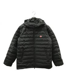 DANTON（ダントン）の古着「2WAY STRETCH NYLON MIDDLE DOWN HOODED JACKET」｜グレー