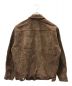 WACKO MARIA (ワコマリア) SUEDE LEATHER TRUCKER JACKET(TYPE-1) ブラウン サイズ:M：52000円