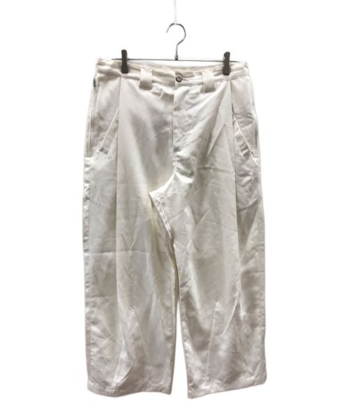 TIGHTBOOTH PRODUCTION（タイトブースプロダクション）TIGHTBOOTH PRODUCTION (タイトブースプロダクション) LEGERE BAGGY SLACKS ホワイト サイズ:Lの古着・服飾アイテム