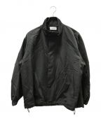 cornierコルニエ）の古着「THE FINEST WOOL CANVAS STAND COLLAR BLOUSON」｜グレー