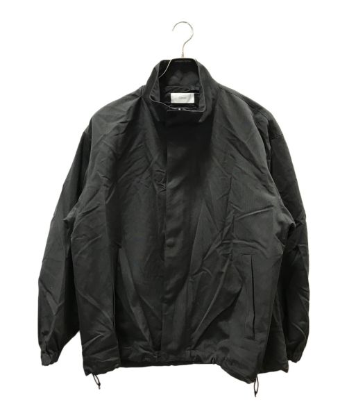 cornier（コルニエ）CORNIER (コルニエ) THE FINEST WOOL CANVAS STAND COLLAR BLOUSON グレー サイズ:Mの古着・服飾アイテム