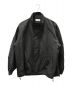 CORNIER（コルニエ）の古着「THE FINEST WOOL CANVAS STAND COLLAR BLOUSON」｜グレー