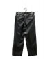 08sircus (ゼロエイトサーカス) Synthetic leather bonding belted pants ブラック サイズ:5：15000円