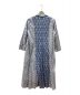 ne quittez pas (ヌキテパ) COTTON JQD COMBI DRESS ブルー サイズ:M 未使用品：20000円