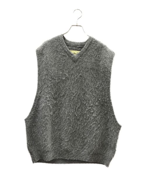 SSZ（エスエスズィー）SSZ (エスエスズィー) MOHAIR VEST グレー サイズ:Lの古着・服飾アイテム