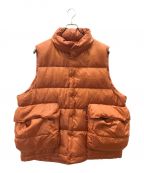 DAIWA PIER39ダイワ ピア39）の古着「TECH BACKPACKER DOWN VEST」｜オレンジ