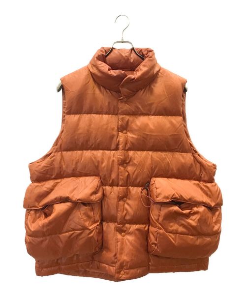 DAIWA PIER39（ダイワ ピア39）DAIWA PIER39 (ダイワ ピア39) TECH BACKPACKER DOWN VEST オレンジ サイズ:Lの古着・服飾アイテム