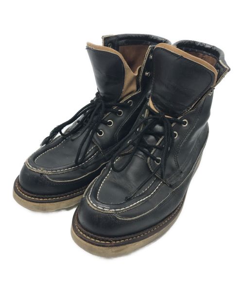 RED WING（レッドウィング）RED WING (レッドウィング) カヌーモック ブラック サイズ:9の古着・服飾アイテム