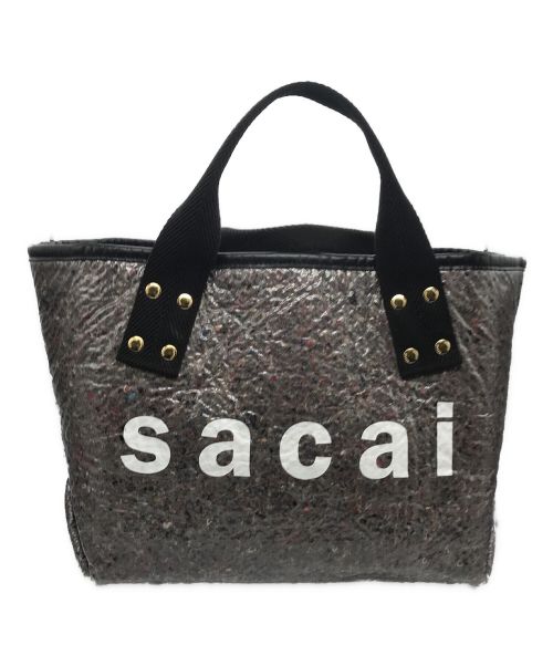 sacai（サカイ）sacai (サカイ) サウンドプルーフ トートバック グレー サイズ:下記参照の古着・服飾アイテム