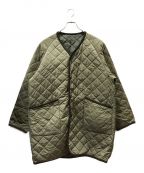 Barbour×KAPTAIN SUNSHINEバブアー×キャプテンサンシャイン）の古着「Mil.NO-COLLAR COAT」｜カーキ