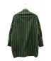 Ganni (ガニー) Stripe Cotton Shirt グリーン サイズ:1：14000円