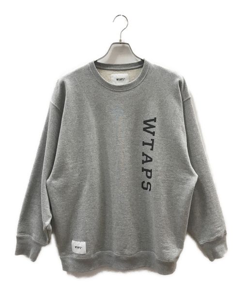 WTAPS（ダブルタップス）WTAPS (ダブルタップス) SWEATER / COTTON. COLLEGE グレー サイズ:Ⅹ03の古着・服飾アイテム