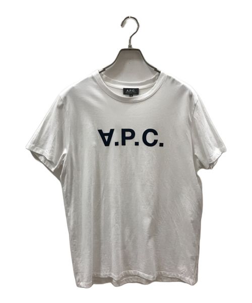 A.P.C.（アーペーセー）A.P.C. (アーペーセー) プリントTシャツ ホワイト サイズ:Mの古着・服飾アイテム