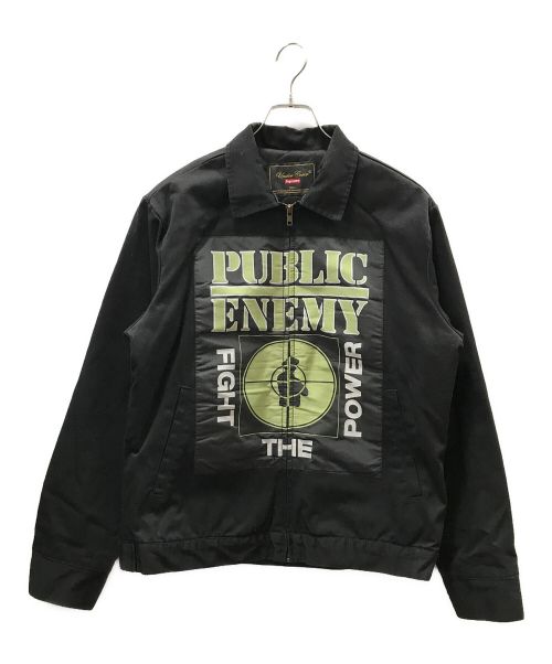 SUPREME（シュプリーム）Supreme (シュプリーム) UNDERCOVER (アンダーカバー) Public Enemy Work Jacket ブラック サイズ:Sの古着・服飾アイテム