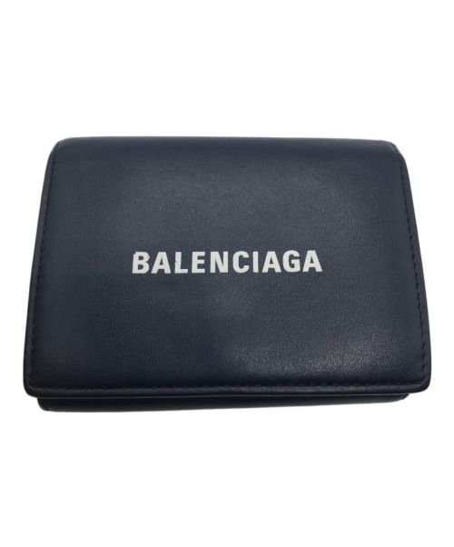 BALENCIAGA（バレンシアガ）BALENCIAGA (バレンシアガ) 3つ折り財布 ネイビー サイズ:下記参照の古着・服飾アイテム