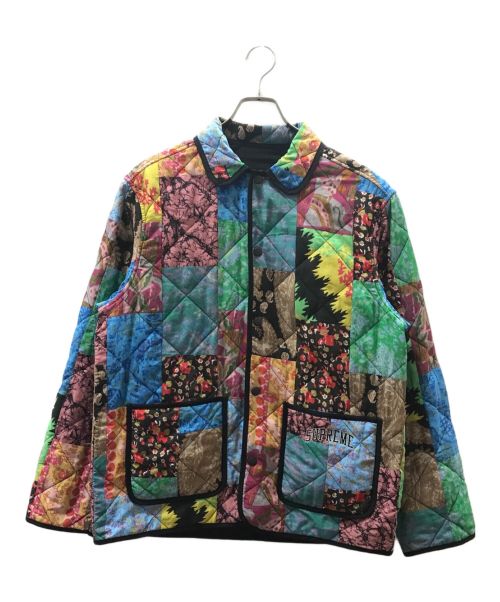 SUPREME（シュプリーム）SUPREME (シュプリーム) REVERSIBLE PATCHWORK QUUILTED JACKET ネイビー サイズ:Sの古着・服飾アイテム