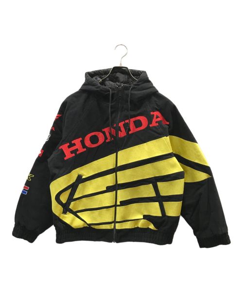 SUPREME（シュプリーム）Supreme (シュプリーム) HONDA (ホンダ) Fox Racing Puffy Zip Up Work Jacket ブラック サイズ:Sの古着・服飾アイテム