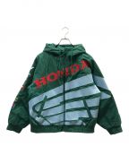 SUPREME×HONDAシュプリーム×ホンダ）の古着「Fox Racing Puffy Zip Up Jacket」｜グリーン