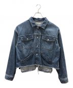 jiedaジエダ）の古着「CUT OFF DENIM JACKET」｜インディゴ