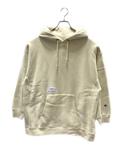 WTAPS（ダブルタップス）WTAPS (ダブルタップス) Champion (チャンピオン) REVERSE WEAVE HOODIE ベージュ サイズ:Sの古着・服飾アイテム