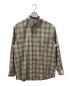 AURALEE（オーラリー）の古着「SUPER LIGHT WOOL CHECK SHIRTS」｜ブラウン