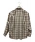 AURALEE (オーラリー) SUPER LIGHT WOOL CHECK SHIRTS ブラウン サイズ:4：24000円