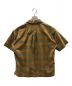 and wander (アンドワンダー) Dry Check short-sleeve shirt ブラウン サイズ:3：13000円