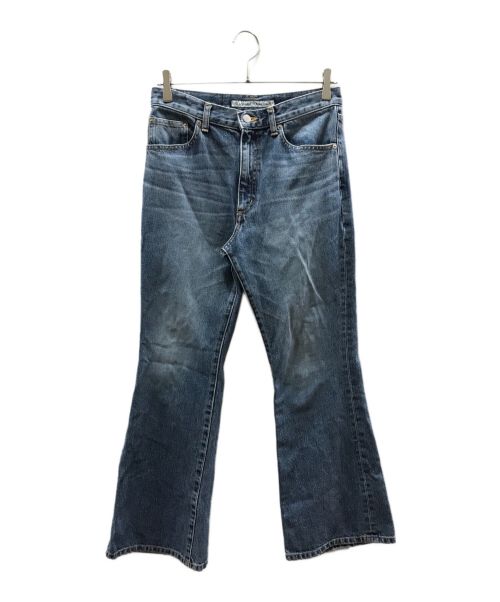 JOHN LAWRENCE SULLIVAN（ジョン ローレンス サリバン）JOHN LAWRENCE SULLIVAN (ジョンローレンスサリバン) DENIM FLARED PANTS インディゴ サイズ:44の古着・服飾アイテム