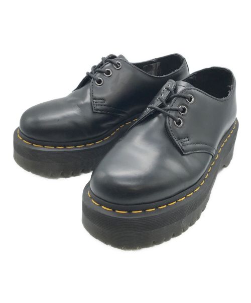 Dr.Martens（ドクターマーチン）Dr.Martens (ドクターマーチン) 1461 QUAD 3 ホール シューズ ブラック サイズ:UK3の古着・服飾アイテム