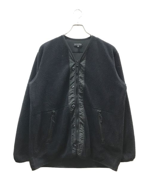 COMME des GARCONS HOMME（コムデギャルソン オム）COMME des GARCONS HOMME (コムデギャルソン オム) エステルボア ライナーフリースジャケット ブラック サイズ:Lの古着・服飾アイテム