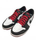 NIKEナイキ）の古着「AIR JORDAN 1 RETRO LOW OG」｜ホワイト×レッド