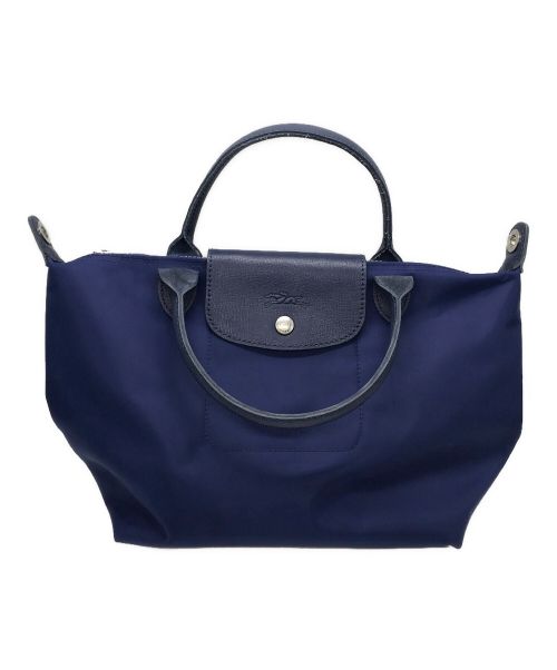 LONGCHAMP（ロンシャン）LONGCHAMP (ロンシャン) Le Pliage 2WAYバッグ ブルー サイズ:下記参照の古着・服飾アイテム