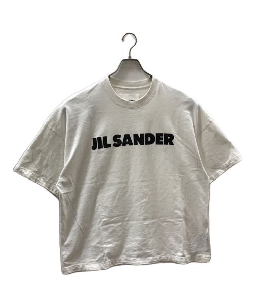 JIL SANDER（ジルサンダー）JIL SANDER (ジルサンダー) ロゴ Tシャツ ホワイト サイズ:Lの古着・服飾アイテム