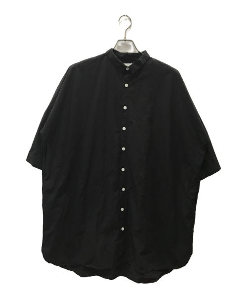 HUIS（ハウス）HUIS (ハウス) タイプライタークロスロングシャツ ブラック サイズ:FREEの古着・服飾アイテム