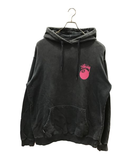 stussy（ステューシー）stussy (ステューシー) 8ボールパーカー グレー サイズ:Lの古着・服飾アイテム