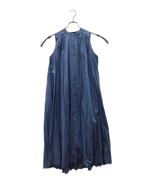 MARIHA（マリハ）MARIHA (マリハ) ノースリーブワンピース ブルー サイズ:36の古着・服飾アイテム