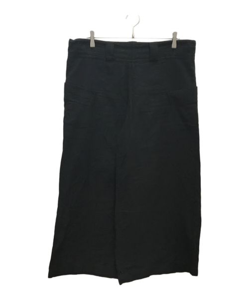 Y's（ワイズ）Y's (ワイズ) コットンワイドパンツ ブラック サイズ:1の古着・服飾アイテム