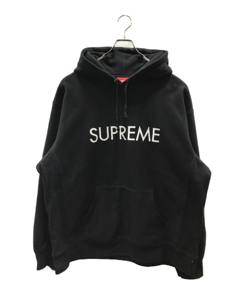 SUPREME（シュプリーム）SUPREME (シュプリーム) CAPITAL HOODIE ブラック サイズ:XLの古着・服飾アイテム