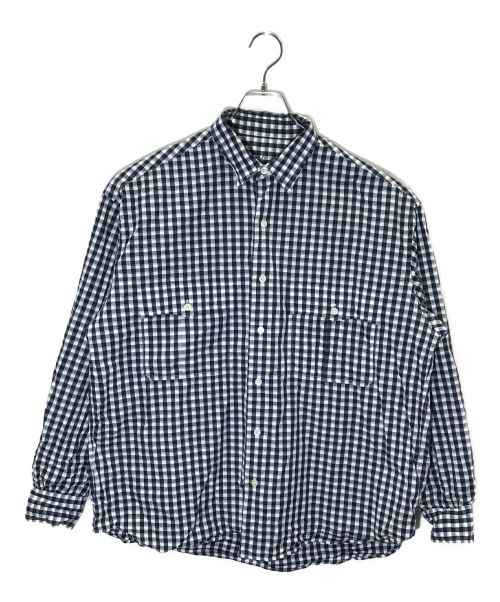 Porter Classic（ポータークラシック）Porter Classic (ポータークラシック) ロールアップシャツ ネイビー サイズ:Mの古着・服飾アイテム