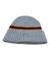 SUPREME (シュプリーム) Stripe Cashmere Beanie ブルー サイズ:下記参照：13000円