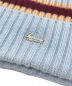 中古・古着 SUPREME (シュプリーム) Stripe Cashmere Beanie ブルー サイズ:下記参照：13000円