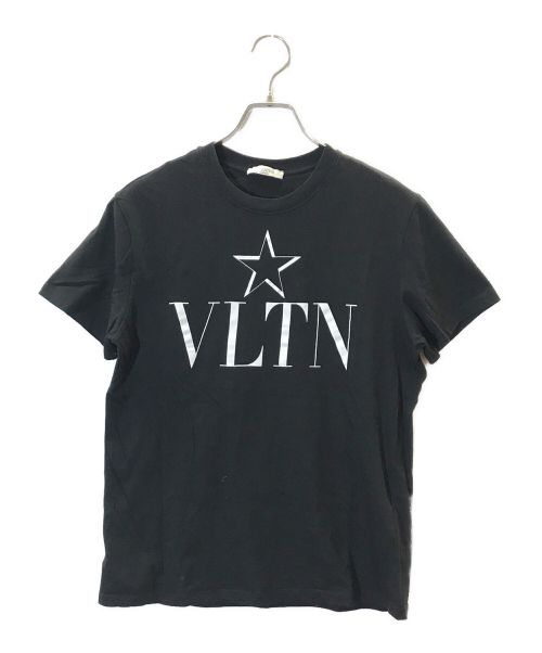 VALENTINO（ヴァレンティノ）VALENTINO (ヴァレンティノ) スターロゴプリント半袖Tシャツ ブラック サイズ:Sの古着・服飾アイテム