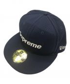 SUPREME×New Eraシュプリーム×ニューエラ）の古着「Box Logo Mesh Back New Era」｜ネイビー