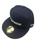 Supreme（シュプリーム）の古着「Box Logo Mesh Back New Era」｜ネイビー