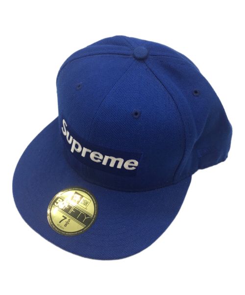 SUPREME（シュプリーム）Supreme (シュプリーム) New Era (ニューエラ) DAZZLE BOX Logo CAP ブルー サイズ:7 5/8の古着・服飾アイテム