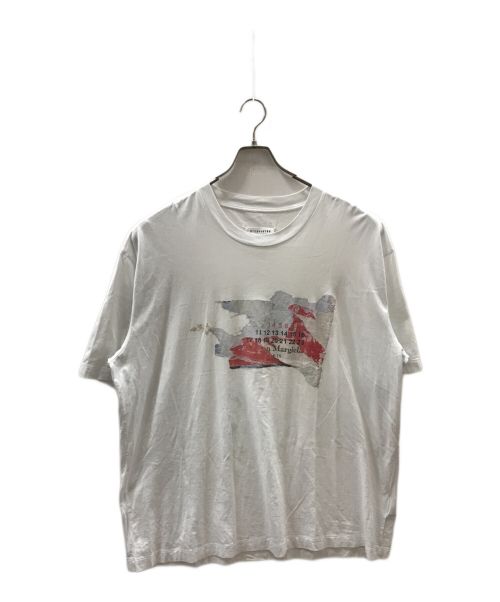 Maison Margiela（メゾンマルジェラ）Maison Margiela (メゾンマルジェラ) プリントTシャツ ホワイト サイズ:52の古着・服飾アイテム